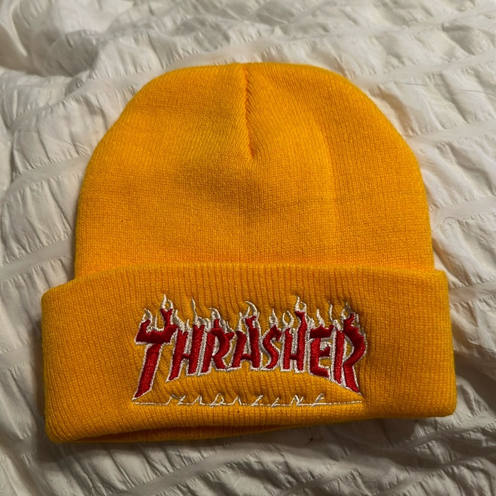 BRAND NEW Yellow Thrasher beanie W/O tags